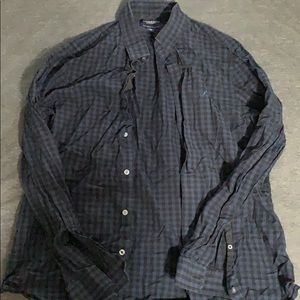 Long Sleeve Button Up American Eagle Shirt